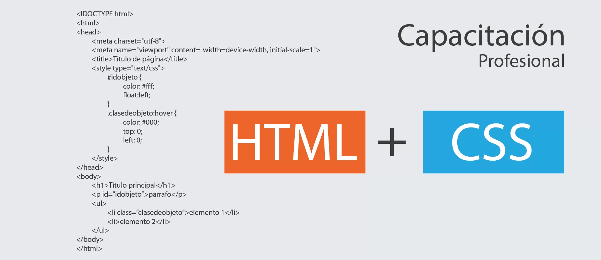 Capacitación Profesional de Desarrollo Web con HTML y CSS