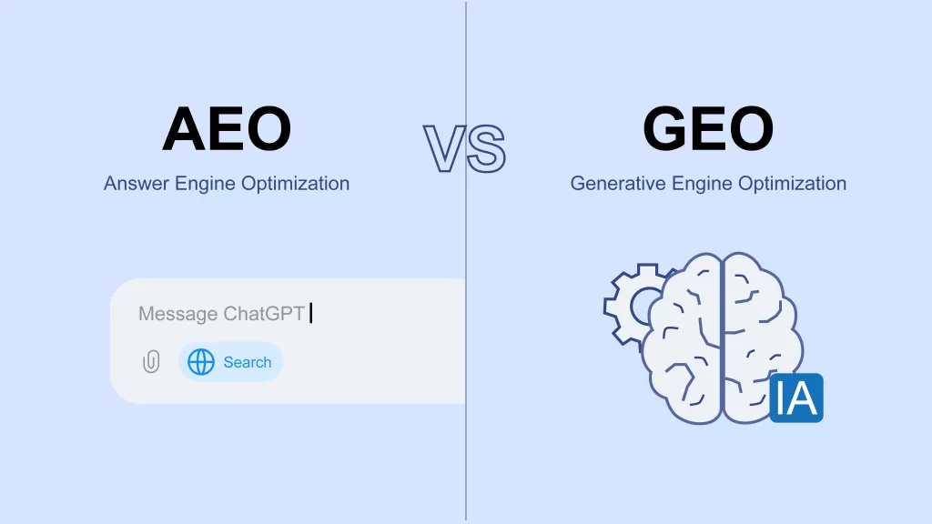 AEO (Answer Engine Optimization) vs GEO (Generative Engine Optimization)